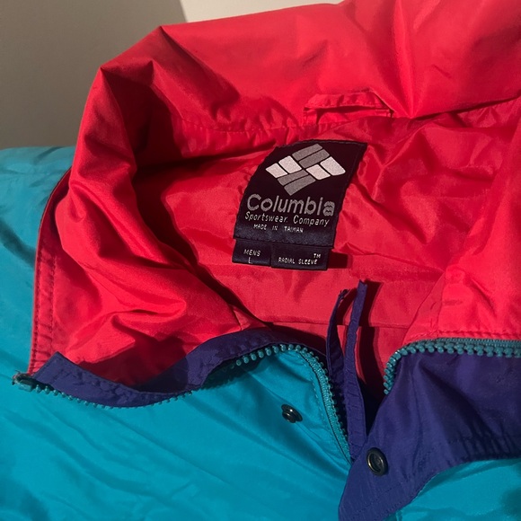 Men’s Retro Colombia Radial Sleeve Ski Jacket. Size L - Picture 2 of 6